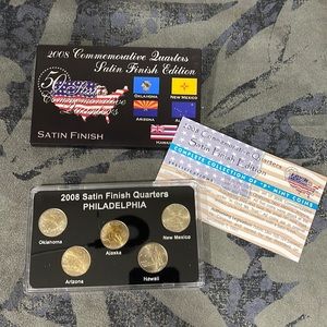 2008 commemorative quarters satin finish edition